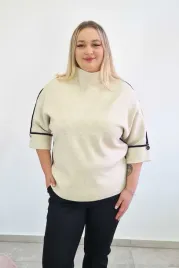 sweter-golf-damski-z-lampasem-i-rekawem-3-4-jasny-bez-uni