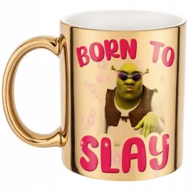 zloty-kubek-born-to-slay-smieszny-zabawny-prezent