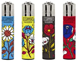 zestaw-4-zapalniczek-plomieniowych-krzesiwowych-clipper-fall-flowers