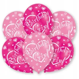 balony-urodzinowe-birthday-girl-6-szt-or-11-rozowe-amscan-dla-dziewczynki