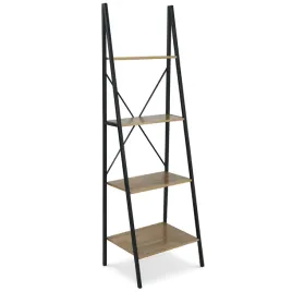 regal-loftowy-stojacy-dab-metal-4-polki-do-salonu-biura-na-ksiazki