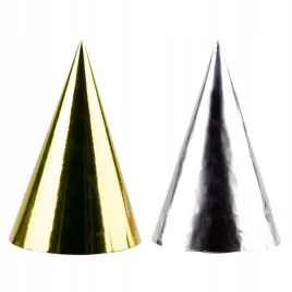 czapeczki-urodzinowe-metaliczne-zlote-i-srebrne-4szt-luxury-party-23-cm