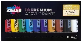 zieler-farby-akrylowe-premium-10-kolorow-x-38-ml