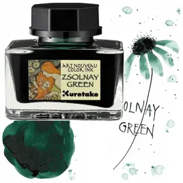 atrament-do-piora-kaligrafii-tusz-kuretake-art-noveau-ink-zsolnay-green