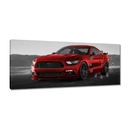 zegary-100x40-czerwony-ford-mustang-usa