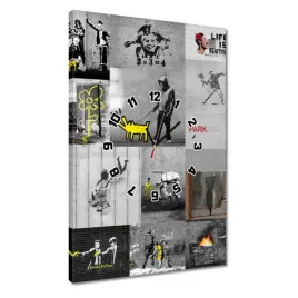 zegary-40x60-banksy-megamiks-kolaz