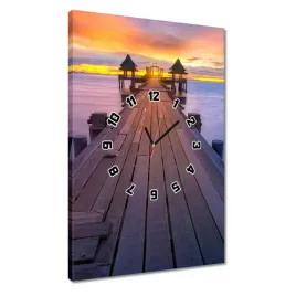 zegary-40x60-pomost-o-zachodzie-slonca