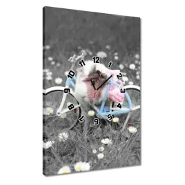 zegary-40x60-swinka-morska-z-rowerkiem