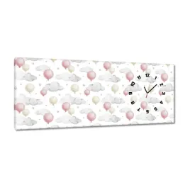 zegary-100x40-pastelowy-motyw-z-rozowymi-balonami