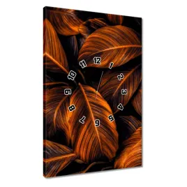 zegary-40x60-pomaranczowe-liscie