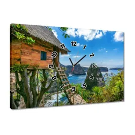 zegary-60x40-domek-na-drzewie-morze