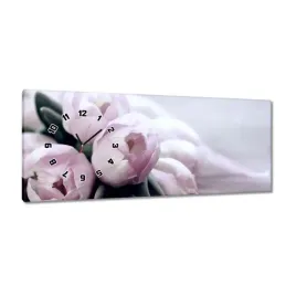 zegary-100x40-tulipany-kwiaty-kwiatki
