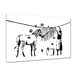 zegary-60x40-pranie-zebry-banksy-paski