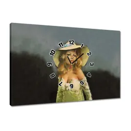 zegary-60x40-brigitte-bardot-kapelusz