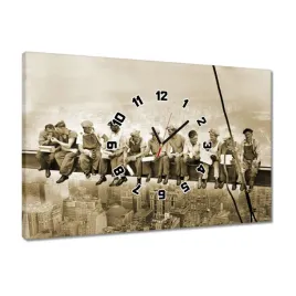 zegary-60x40-lunch-na-wysokosci-sepia