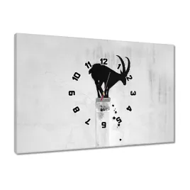 zegary-60x40-kozica-banksy-gazela-gorska-brak-prywatnosci-mural