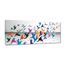 zegary-100x40-origami-ptaki-w-locie