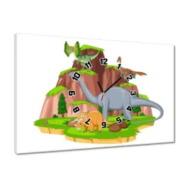 zegary-60x40-dinozaury-diplodok-triceratops