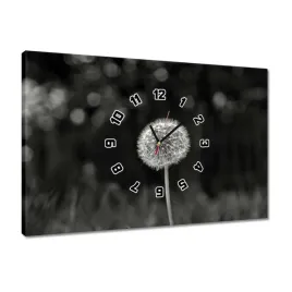 zegary-60x40-dmuchawiec-kwiat-makro