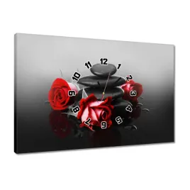 zegary-60x40-czerwone-roze-spa