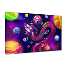 zegary-60x40-kosmiczna-rakieta-lecaca-na-nowa-planete