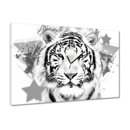 zegary-60x40-tygrys-glowa-grafika
