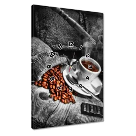 zegary-40x60-czarnobiale-zdjecie-kawy
