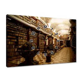 zegary-60x40-wnetrzne-biblioteki-motyw-do-szkoly
