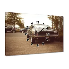zegary-60x40-ford-mustang-black-white
