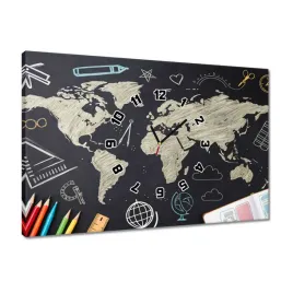 zegary-60x40-motyw-do-klasy-szkoly-geografia