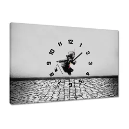 zegary-60x40-banksy-babcia-achoo-psik