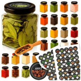 24x-pojemniki-na-przyprawy-dzem-sloiczki-szklane-sloiki-120-ml-80x-naklejki