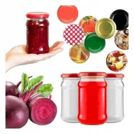 15x-sloik-315ml-sloiki-szklane-na-dzem-miod-przetwory-wieczko-fi66-320ml