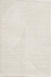 the-carpet-everest-short-pile-rug-high-low-effect-panglao-cream-120x170