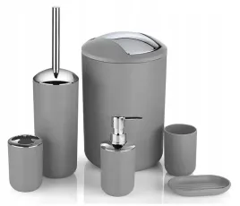 zestaw-lazienkowy-6-elementow-akcesoria-do-wc-kosz-dozownik-szary-komplet
