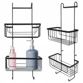polka-pod-prysznic-wiszaca-lazienkowa-loft-czarna-do-lazienki-nierdzewna