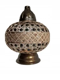 znicz-big-waza-kula-max-witraz-azurowa-premium-zloto-czarna-36-cm