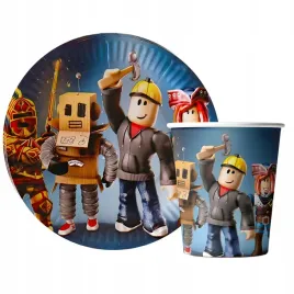 talerzyki-i-kubki-roblox-gamingowe-papierowe-zestaw-na-urodziny-20-sztuk