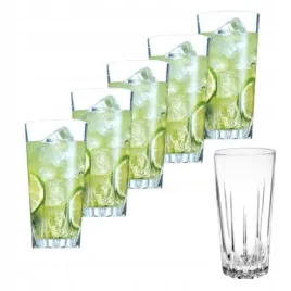 6x-szklanki-330ml-wysokie-do-drinkow-napojow-wody-komplet-zestaw-szklanek
