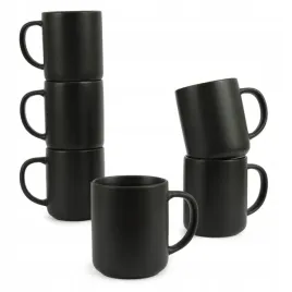 kubki-do-kawy-herbaty-czarne-zestaw-kubek-z-uchem-czarny-400ml-black-mat-x6