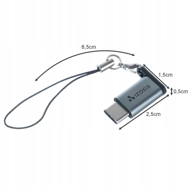 adapter-micro-usb-2-0-typ-c-usb-c-przejsciowka-otg-marka-izoxis-stan-nowy