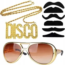 akcesoria-hip-hop-lata-70-80-90-zlote-okulary-lancuch-disco-wasy-karnawal