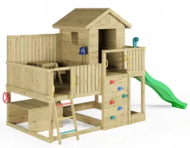 fungoo-plac-zabaw-drewniany-ogrodowy-sweet-house-domek-zjezdzalnia-taras