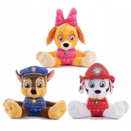 duze-maskotki-pluszaki-swiateczne-psi-patrol-chase-skye-i-marshall-50-cm