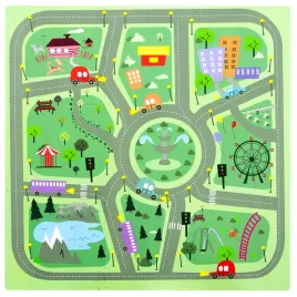 mata-edukacyjna-grube-puzzle-piankowe-humbi-miejskie-ulice-miasto-drogi