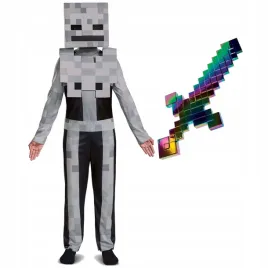 minecraft-stroj-karnawalowy-skeleton-137-149-cm-netherytowy-miecz-51-cm