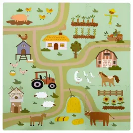 mata-edukacyjna-grube-puzzle-piankowe-humbi-wiejskie-drogi-ulice-farma