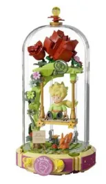 the-little-prince-eternity-series-construction-set-rose-swing-20-cm