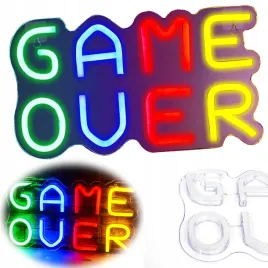dekoracja-neon-led-pad-gamingowy-lampka-led-game-over