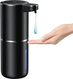 bezdotykowe-dozownik-do-mydla-stojacy-bedee-380-ml-czarny